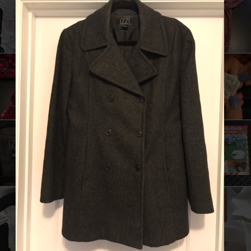 IZZI Winter Wool Coat size Small